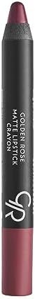 Golden Rose Matte Lipstick Crayon No. 8 - Effortless Matte Color
