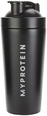 Myprotein MyPro Metal Shaker - 750ml Black - Premium Protein Shaker