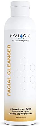 Hyalogic Face Wash: Hyaluronic Acid & Bentonite Clay Cleanser 8 oz