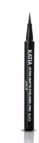 Katia Ultra Matte Eyeliner - Pro Black - Intense Definition & Smudge-Proof Wear