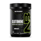 NutraBio L-Glutamine: Pure Amino Acid Powder (500g)