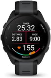 Garmin Forerunner 165 Music GPS Running Smartwatch - Black/Slate Grey