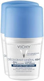 Vichy Mineral Ball Deodorant 48H - 2 x 50ml - Natural Protection