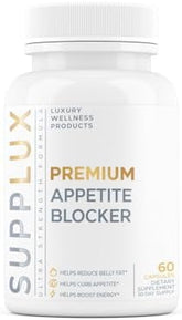 SuppLux | PREMIUM Appetite Suppressant Weight Loss Pills for Women | Belly Fat Burner, Carb Blocker, Energy Booster, Metabolsim Activating | Natural & Safe 3rd Party Tested - 60 Capsules