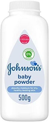 Johnson's Baby Powder - Classic Scent, 500g - Gentle & Soft Skin