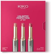 KIKO Milano Unlimited Perfection Lip Set - 3 Non-Staining Lipsticks