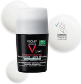 Vichy Homme 72-Hour Deodorant - Soothing Protection for Men