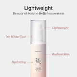 Beauty of Joseon Ginseng Moist Sun Serum Sunscreen, Anti-Oxidant, Brightening, 1.69 fl oz K Beauty