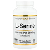 California Gold Nutrition L-Serine, 900 mg, 120 Veggie Capsules