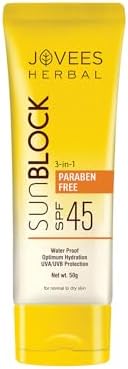 Jovees Anjeer & Carrot Sunscreen SPF 45 - 50g