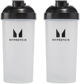 Myprotein Shaker Bottles (2-Pack) - 600ml Blue/Clear - Perfect for Sharing
