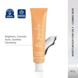 The Formularx Barrier Relief Ceramide Lightweight Moisturizer with Niacinamide & Hyaluronic Acid - For Oily & Sensitive Skin - 50g