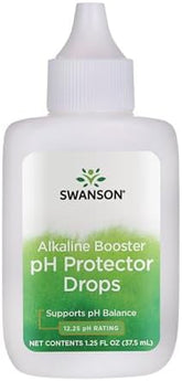 Swanson Alkaline Booster Drops: Achieve Optimal pH Balance with 12.25 pH