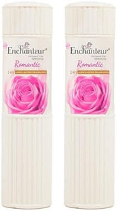 Enchanteur Romantic Perfumed Talcum Powder for Fresh, Soft Skin 2x250g