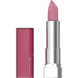 Maybelline Color Sensational Lipstick - Matte Finish, Hydrating Lipstick, Nude, Pink, Red, Plum Lip Color, Blushing Pout (0.15 oz)
