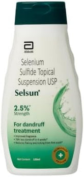 Selsun Anti-Dandruff Shampoo (120ml) - Effective Dandruff Control