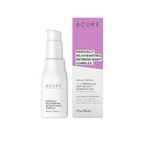 Acure Radically Rejuvenating Retinoid Overnight Complex - Vegan Anti-Aging Serum with Polyglutamic Acid & Plant Squalane - 100% Vegan - 30ml