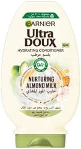 Garnier Ultra Doux Almond Milk Hydrating Conditioner for Soft, Smooth Hair