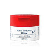 40% Urea Cream for Dry Foot & Cracked Heels - Moisturizing Repair with Hyaluronic Acid & Salicylic Acid