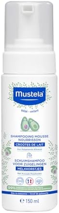Mustela Nourishing Shampoo Mousse for Babies (150ml) - Gentle Cleansing & Conditioning