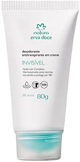 Natura Erva Doce Cream Deodorant: 48-Hour Invisible Protection
