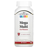 21st Century Mega Multi for Women - Women's Daily Multivitamin, 90 Tablets