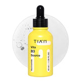 TIAM Vita B3 Source Niacinamide Serum - 10% Niacinamide & 2% Arbutin for Hyperpigmentation & Dark Spots - 1.35 Oz