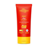 Aqualogica Detan+ Dewy Sunscreen SPF 50+ PA++++ | Blue Light & Pollution Protection | Glycolic & Hyaluronic Acid | No White Cast | 80g