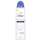 Dove Advanced Care Antiperspirant Deodorant Spray - Original, 72H Sweat & Odor Protection, 150ml