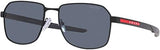 Prada Linea Rossa PS54WS Men's Sunglasses - Black, 57mm