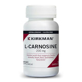 Kirkman L-Carnosine 200 mg Hypoallergenic Vegetarian Capsules - Antioxidant and Eye Health Support