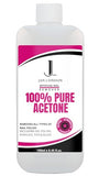 JAN LONDON 100% Pure Acetone Nail Polish Remover - Professional Gel & Acrylic Soak Off, 100ml