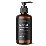 Retinol + Niacinamide B3, Vitamin C, Hyaluronic Acid Serum - Anti-Aging & Brightening Face Serum (8oz)