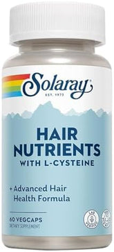 Solaray Hair Nutrient Supplement - Promotes Healthy Hair Growth (60 Capsules)