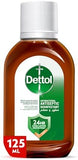 Dettol Antiseptic Disinfectant 125ml Travel - Kills 99.9% Germs