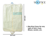 SOLSTICE Cotton Coat Suit Cover Big Size 34" x 24" with Zipper - Pack of 3