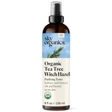 Sky Organics Tea Tree & Witch Hazel Facial Toner - Purifying & Balancing (8 fl Oz)