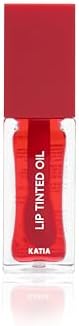 Katia Lip Tinted Oil Gloss - Red - Hydrating Shine & Vibrant Color