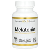 California Gold Nutrition Melatonin – 3 mg – 90 Veggie Capsules for Restful Sleep & Improved Sleep Quality