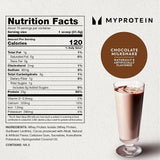 Myprotein Impact Whey Protein Isolate, 5.5 Lbs (79 Servings) Chocolate Milkshake, 25g Protein, 3.5g Glutamine & 6g BCAA Per Serving, Protein Shake for Muscle Strength & Recovery
