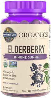 Garden of Life MyKind Organics Elderberry Immune Support Gummies - 120 Vegan Gummies