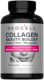 NeoCell Collagen Beauty Builder With Hyaluronic Acid and Biotin, Skin, Hair and Nails Supplement, Includes Antioxidants, Tablet, 150 Count