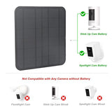 12W Solar Panel for Ring Security Cameras with Wall Mount