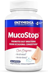 Enzymedica MucoStop: Mucus Relief Support (96 Capsules)