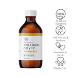 Nature's Greatest Secret Colloidal Silver Pure Amber Bottle, 60g