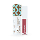 Just Herbs Ayurvedic Creamy Matte Liquid Lipstick - Liquorice & Sweet Almond Oil, Dusty Rose, Hydrating Lip Colour