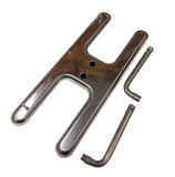 MHP Premium Stainless Steel Large Burner Assembly with Twist-Lock Venturi