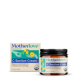 Motherlove Organic C-Section Scar Balm - Herbal Massage Cream (2 oz)