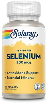 Solaray Selenium 200mcg - 90 VegCaps