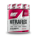 GAT Nitraflex Hyperemia & Testosterone Enhancing Pre-Workout Powder, Fruit Punch, 300g